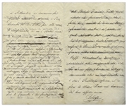 Rudolph Valentino Autograph Letter Twice-Signed With His Real Name Rodolfo, as a 15-Year Old -- ''...I don't do anything except go to the Cafe-Chantant and have fun with the singers...''